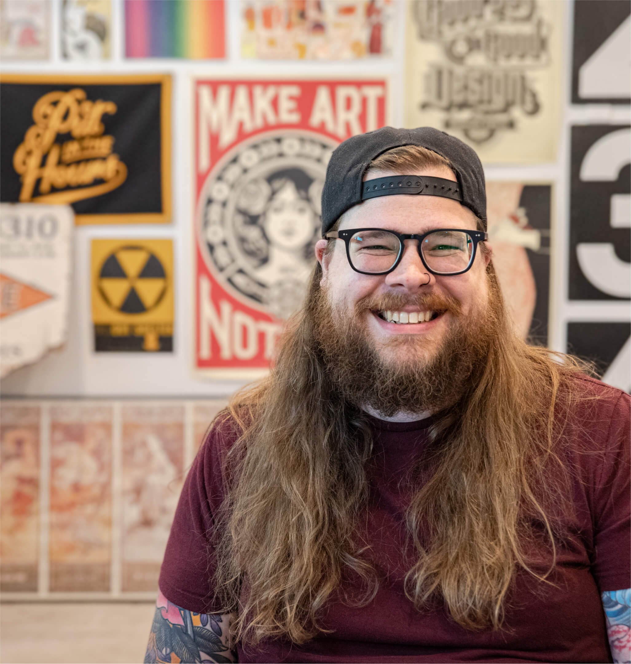 image of Bill in his studio